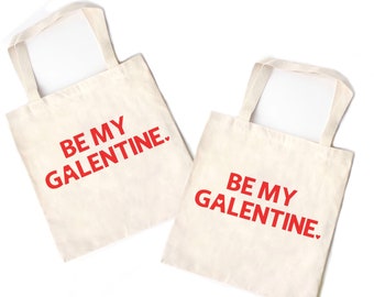 Be My Galentine Mini Tote bag, Galentines Day Gift Bag, Favor Treat Bags for Kids, Girls, Best selling Galentine Girl Gift