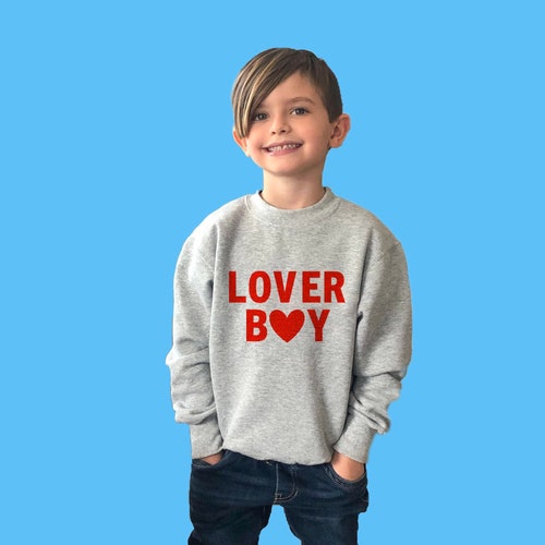 Habubu Hoogland Memoriseren Lover Boy Kids Sweatshirt Valentine Sweater Valentines Day - Etsy