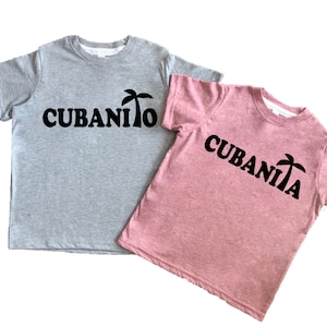 Cubanita or Cubanito Tee Shirt, Havana Cuba T-Shirt for Babies, Toddlers, Kids, Girls and Boys