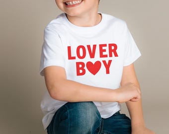 Liebhaber Junge Kinder Kurzarm T-Shirt - Sweatshirt Valentinstag Jungen T-Shirt - Trendiges Kinder T-Shirt für Jungen und Kleinkinder