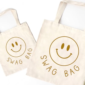 Swag tas kleine of grote canvas draagtassen, swag tas canvas draagtassen Cadeau Cadeautassen voor elk feest, verjaardag, feest, evenement of vakantie