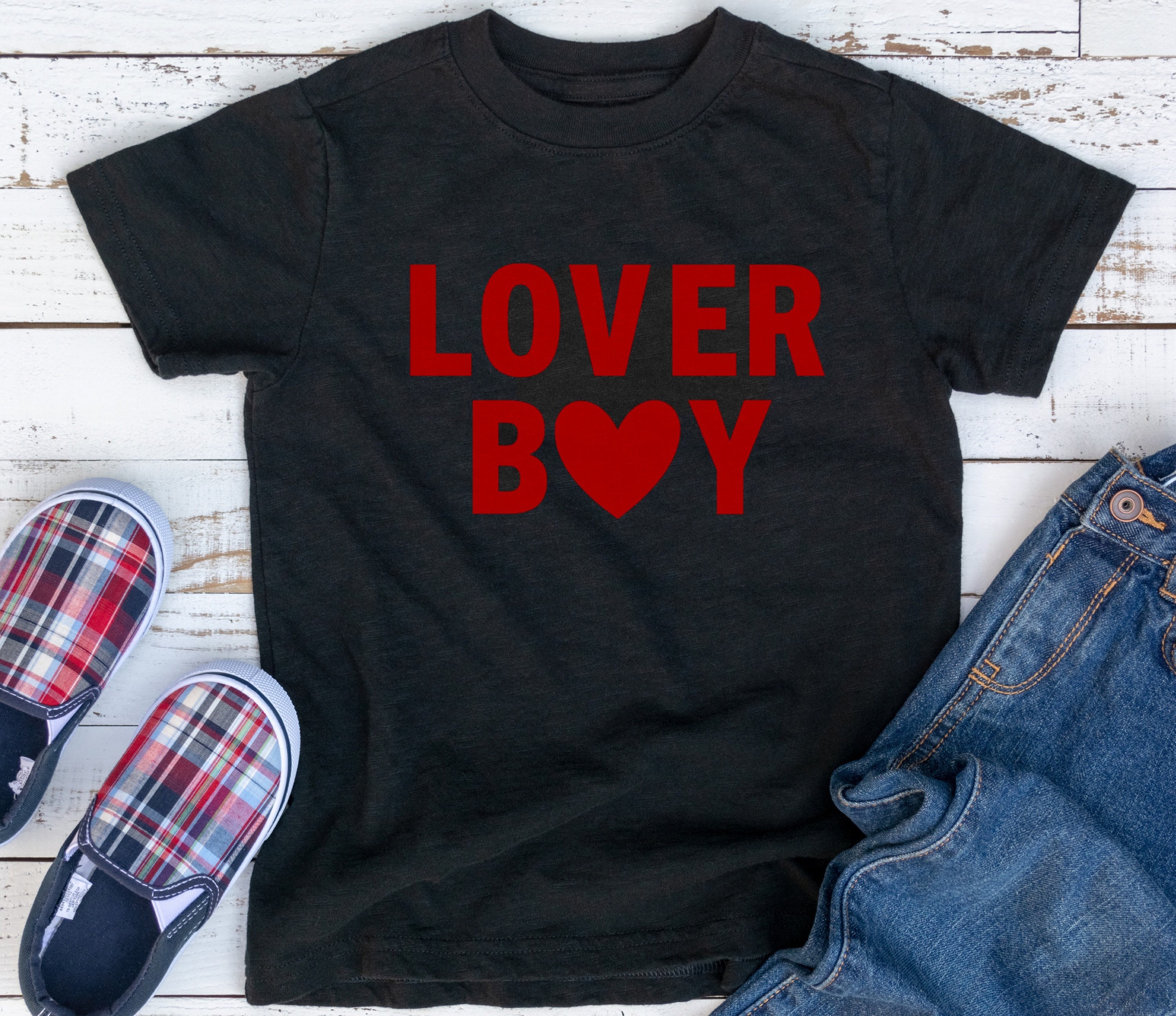 Lover Boy Kids Short Sleeve Tee Shirt Sweatshirt Onesie | Etsy