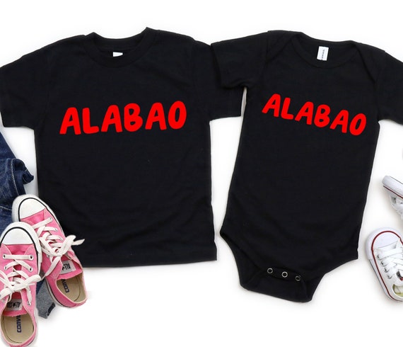 Alabao Kid Tees, Baby bodysuit, Toddler Tee, Youth T-Shirts, All Styles are Designed, Made and Shipped in U.S.A.