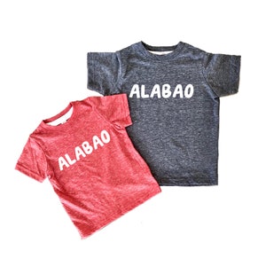 Alabao barn-T-shirts, babybodyer, småbarnströjor, ungdomst-shirts, alla modeller är designade, tillverkade och skickade i USA. bild 3