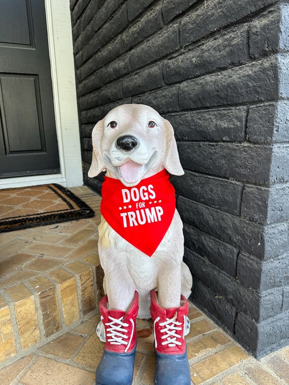 Trump Bandana GRAPHICS & MORE Trump Hundehalstuch - Bandana Mit US-Flagge Design Trump Hundeaccessoire