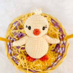 Charlie the Chick CROCHET PATTERN, Amigurumi Crochet Pattern, PDF