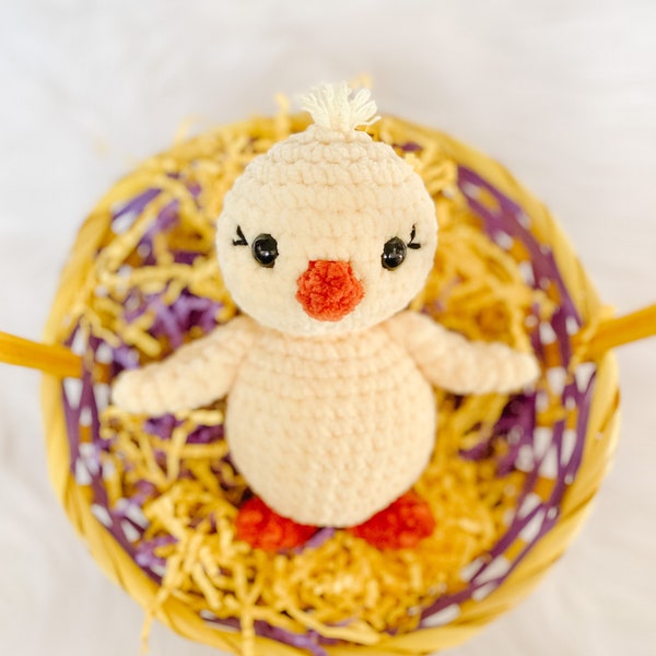 Charlie the Chick CROCHET PATTERN, Amigurumi Crochet Pattern, PDF