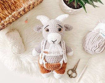 HAAKPATROON Gabe de geit, amigurumi-haakpatroon, pdf