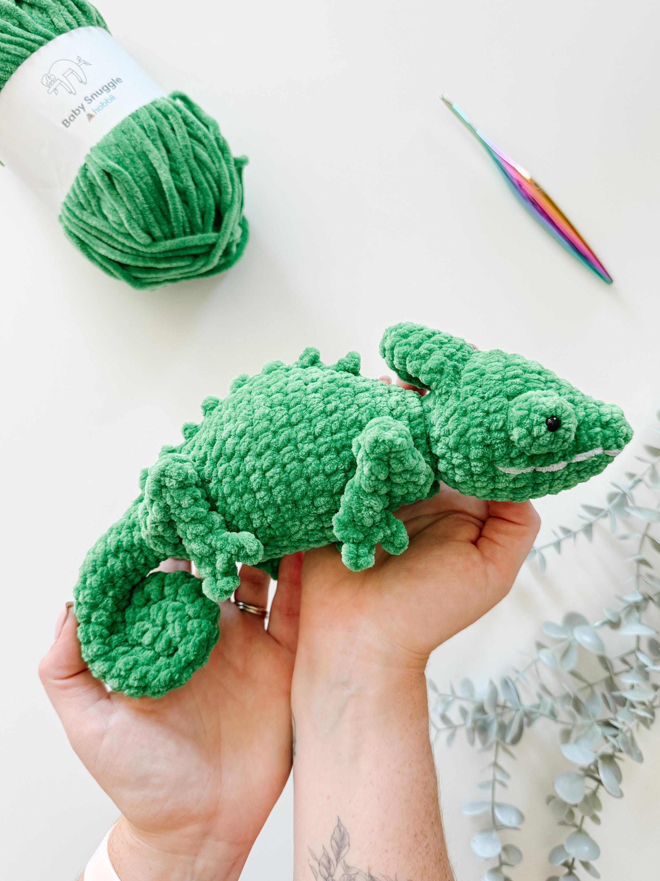 Camilla the Chameleon Crochet
