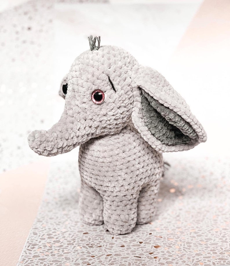 Eleanor the Elephant CROCHET PATTERN, Amigurumi Crochet Pattern, PDF - Etsy