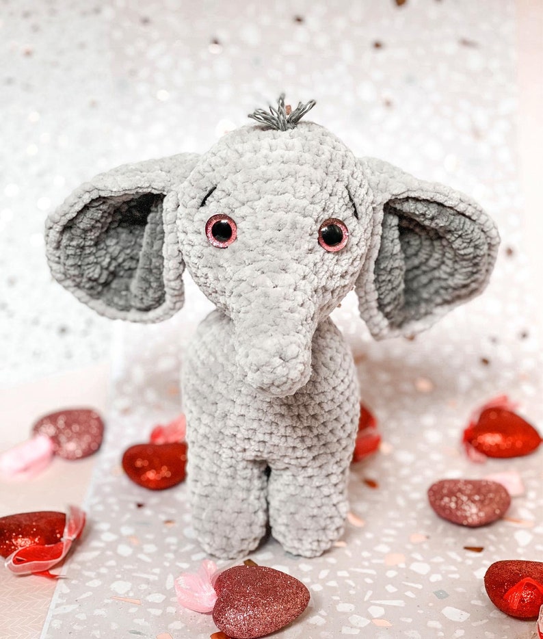 Eleanor the Elephant CROCHET PATTERN, Amigurumi Crochet Pattern, PDF - Etsy
