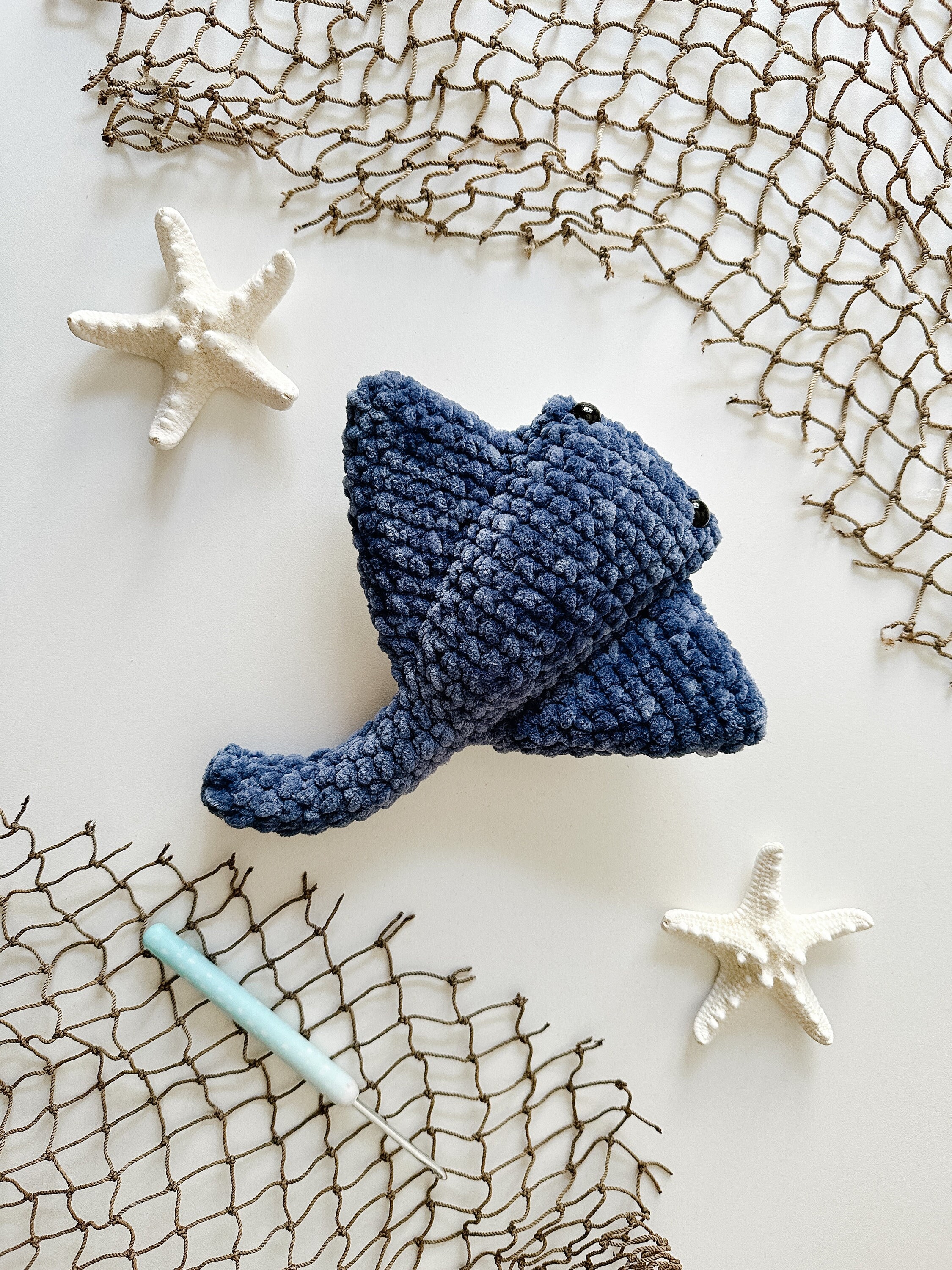 Stingray Crochet Patterns for Amigurumi and Plushies 12 Stanley Stingray Crochet