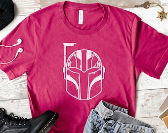 Camisa con casco Sabine Wren (Serie Ahsoka inspirada en Star Wars)