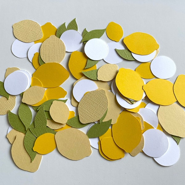 She found her main squeeze confetti | lemon confetti | Lemon theme confetti | Bridal shower confetti | Birthday confetti