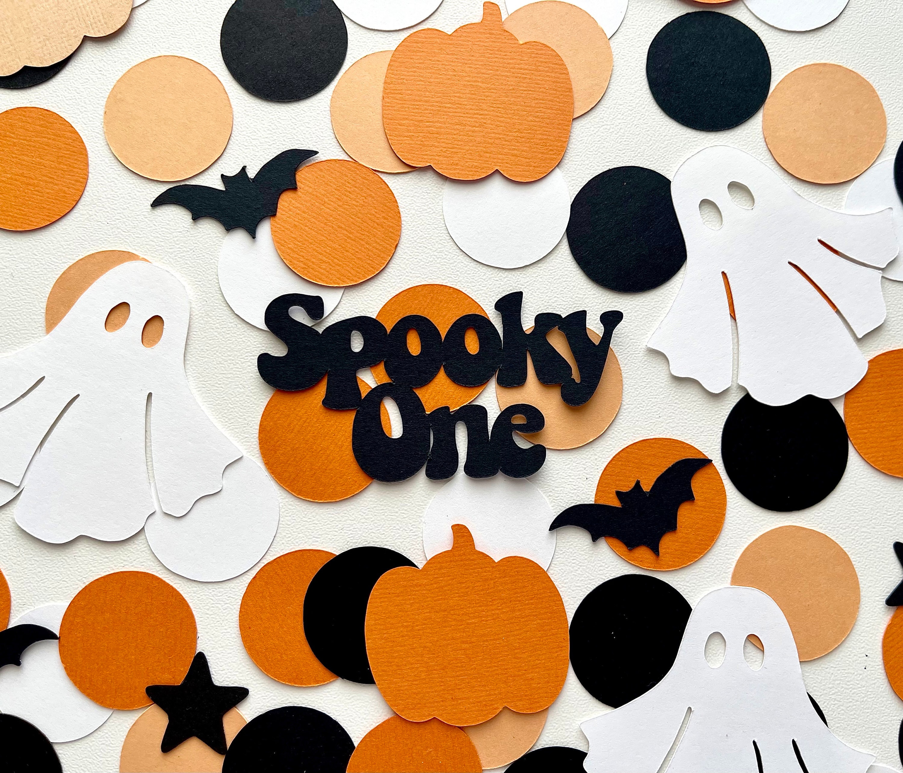 Two Spooky Confetti - Spooky one confetti - Halloween party confetti - spooky vibes - happy BOOday confetti - Halloween birthday confetti -