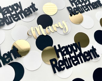 Retirement confetti - Personalized retirement confetti