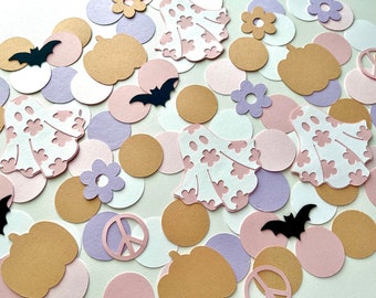 Spooky vibes - Spooky One Confetti - Two spooky - Halloween birthday confetti - Happy BOOday - Halloween party confetti - groovy Halloween