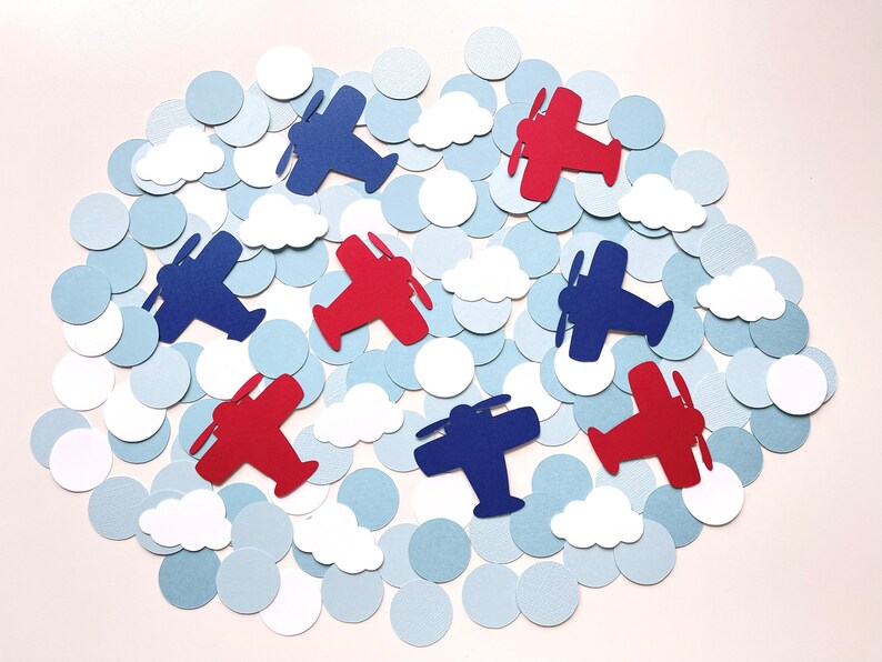 Time flies Confetti Airplane Birthday confetti Time flies Party Decor Airplane First Birthday