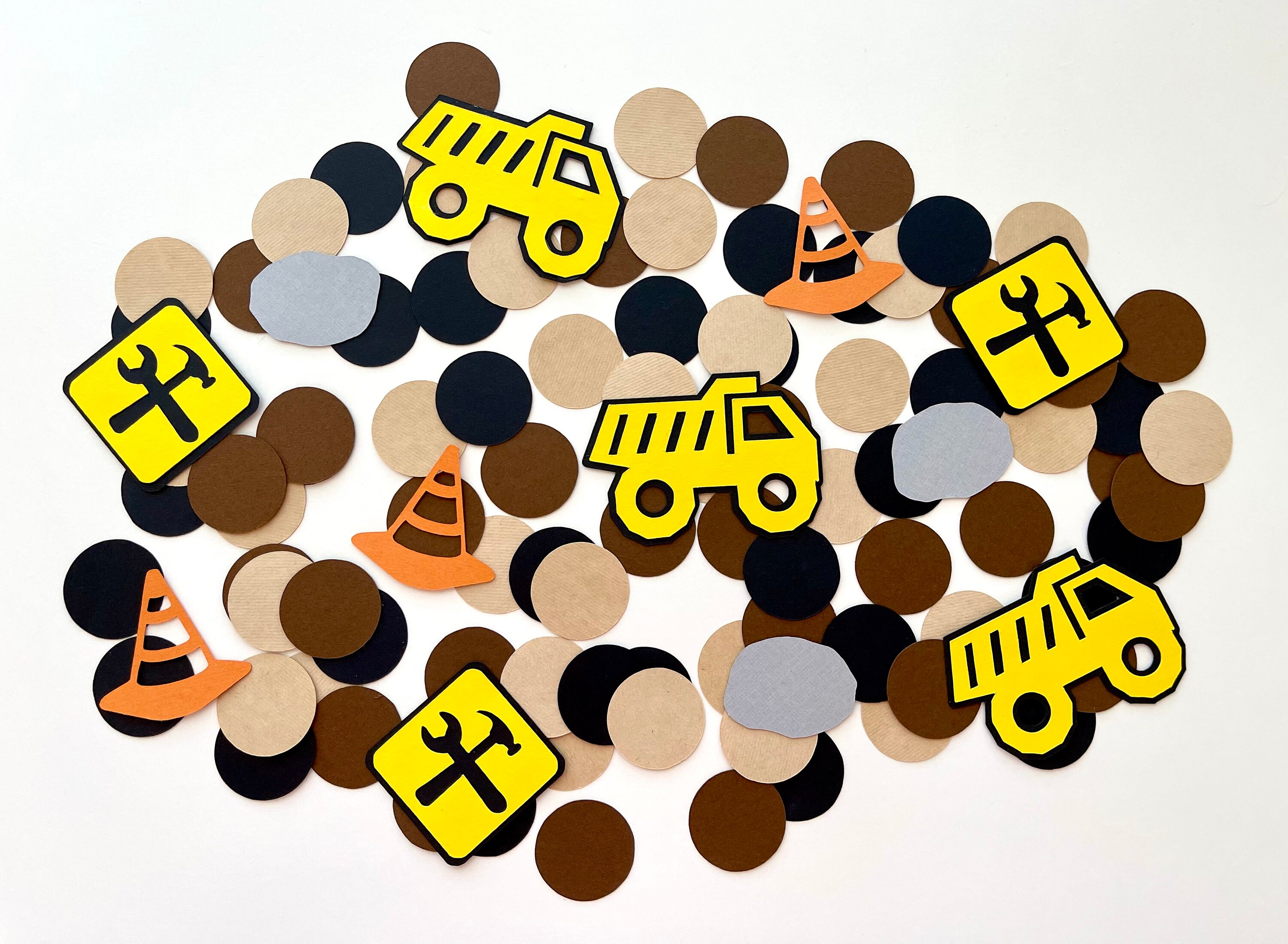 Under Construction confetti construction theme confetti dump everything confetti construction baby shower construction