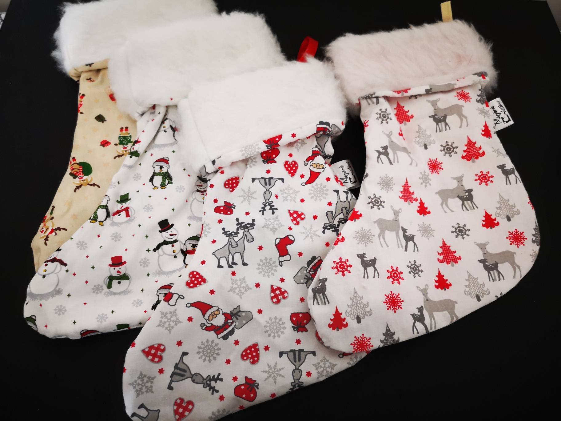 Chaussettes de Noël Fait Main