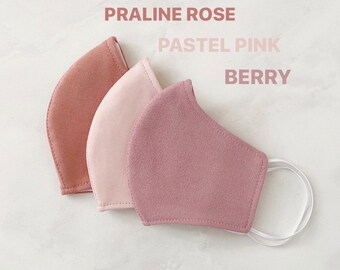 10 Pack Pink Face Mask Cotton Double Layer Cover Washable Reusable Unisex USA
