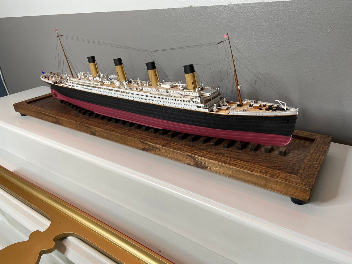 Custom Ship Model Wooden Base Display Stand Unique Keel - Etsy