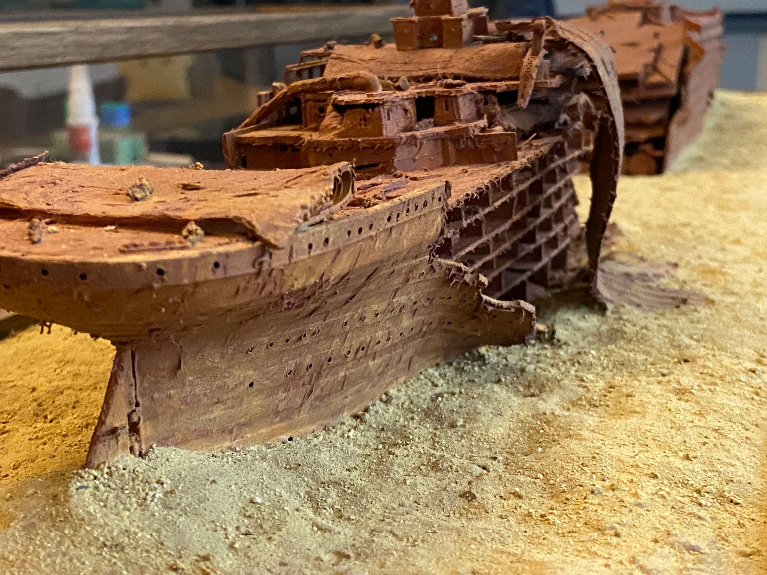 Titanic Wrack Diorama / 1/350 Skala / benutzerdefinierte Eiche | Etsy