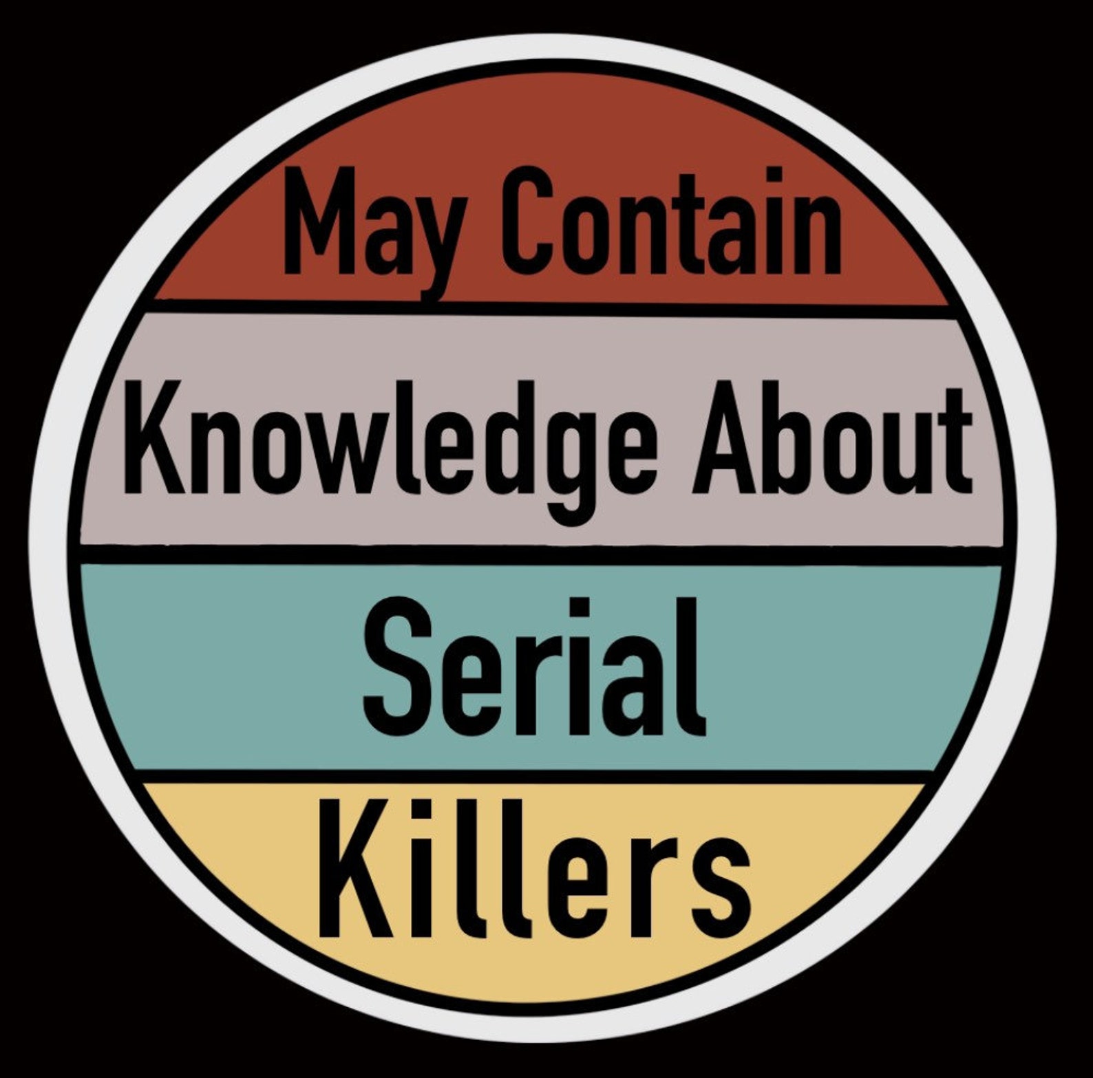 Serial killer sticker pack Etsy