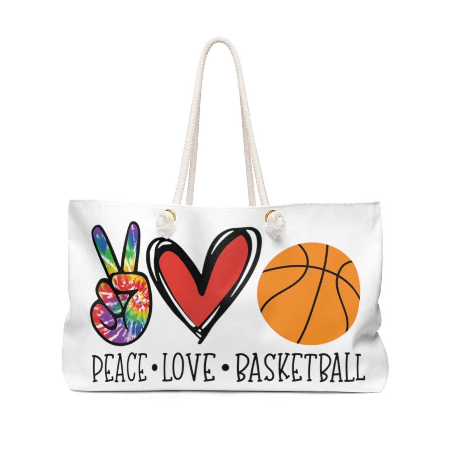 Basketball tote basketball tote bag basketball bag sports Etsy