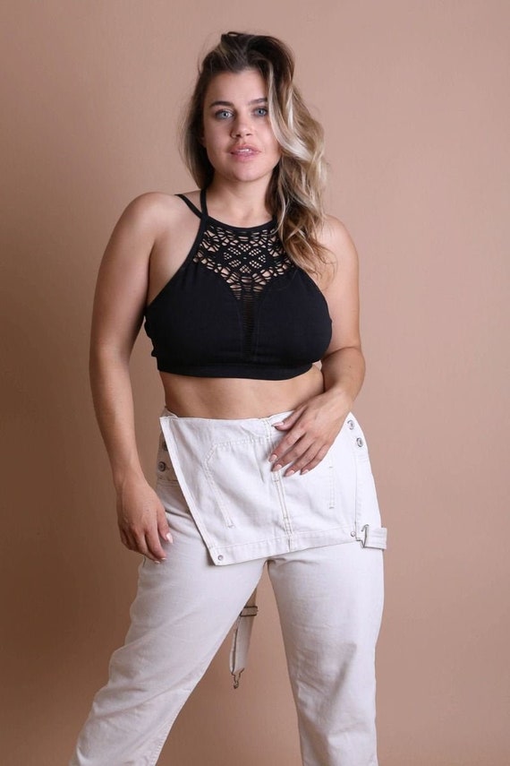 Plus Size High Neck Bralette -  Canada