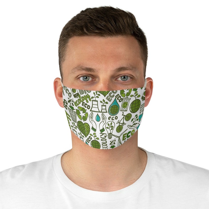 Protect The Environment Face Mask Environmental Ecology Face Etsy