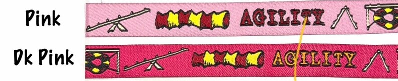 AGILITY Collar the Pinks - Etsy