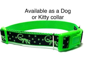 Green Lizards collar