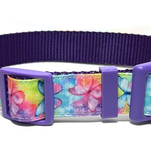 Watercolor Butterfly collar