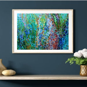 Abstract Woodland Premium Print, Fine Art Print