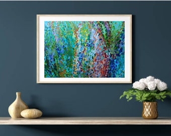 Abstract Woodland Premium Print, Fine Art Print