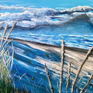 Custom Landscape Painting, Painting Gift for Mom, Personalized Painting, Acrylic Painting, Mother&#39;s Day Gift, Anniversary Gift