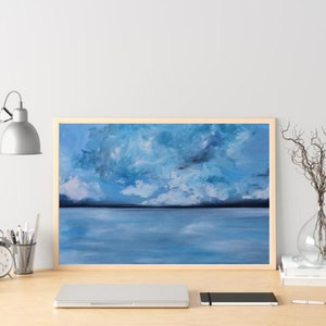 Peaceful Waves Premium Print, Fine Art Print