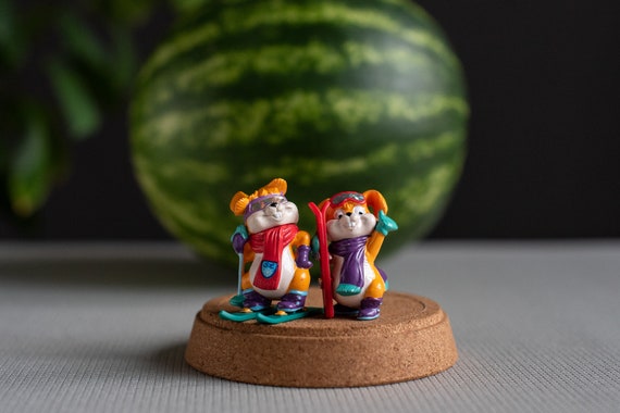1996 Ferrero Kinder Surprise Vintage Hanny Bunny, лыжные кролики в