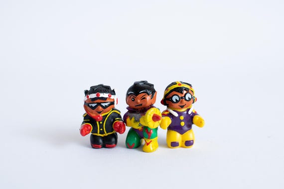 ドイツ　ハリボー　HARIBO ヴィンテージ　フィギュア　激レア　セット 1995 Vintage Haribo Space Figurine Set + Original Paper Kinder Joy