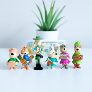 1995 Ferrero Kinder Sorpresa Vintage Yogi Bear Personaggio figurine u ei + carta originale