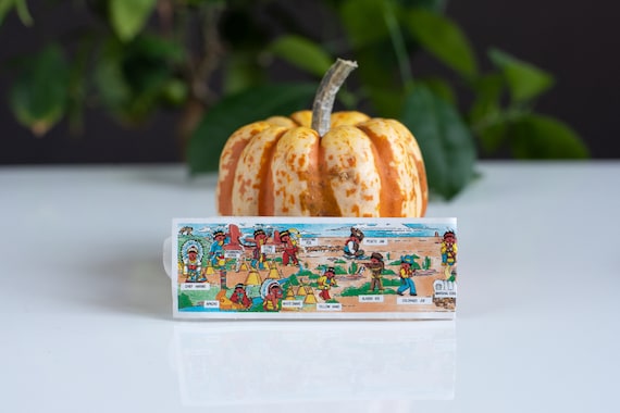 希少HARIBO ヴィンテージノベルティ　フィンガーパペット2点 1995 Vintage Haribo Indian Figurine Set + Original Paper Kinder