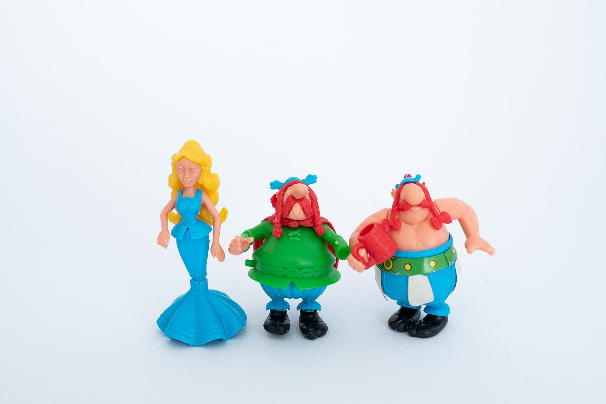 1991 Ferrero Kinder Surprise Vintage Asterix and Obelix Set