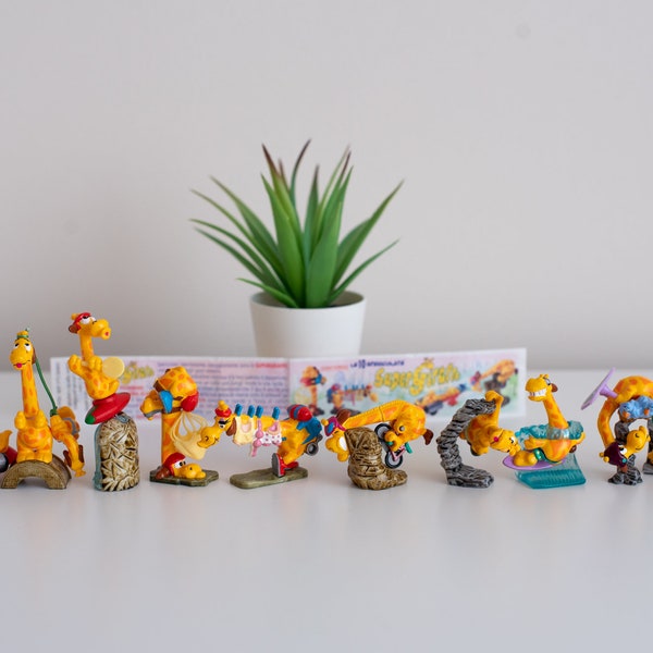 Figurine Ferrero Kinder Surprise Vintage Super Giraffe del 1999