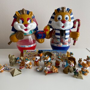 1998 Ferrero Kinder Surprise Vintage Miezi Cats (egyptian Cats