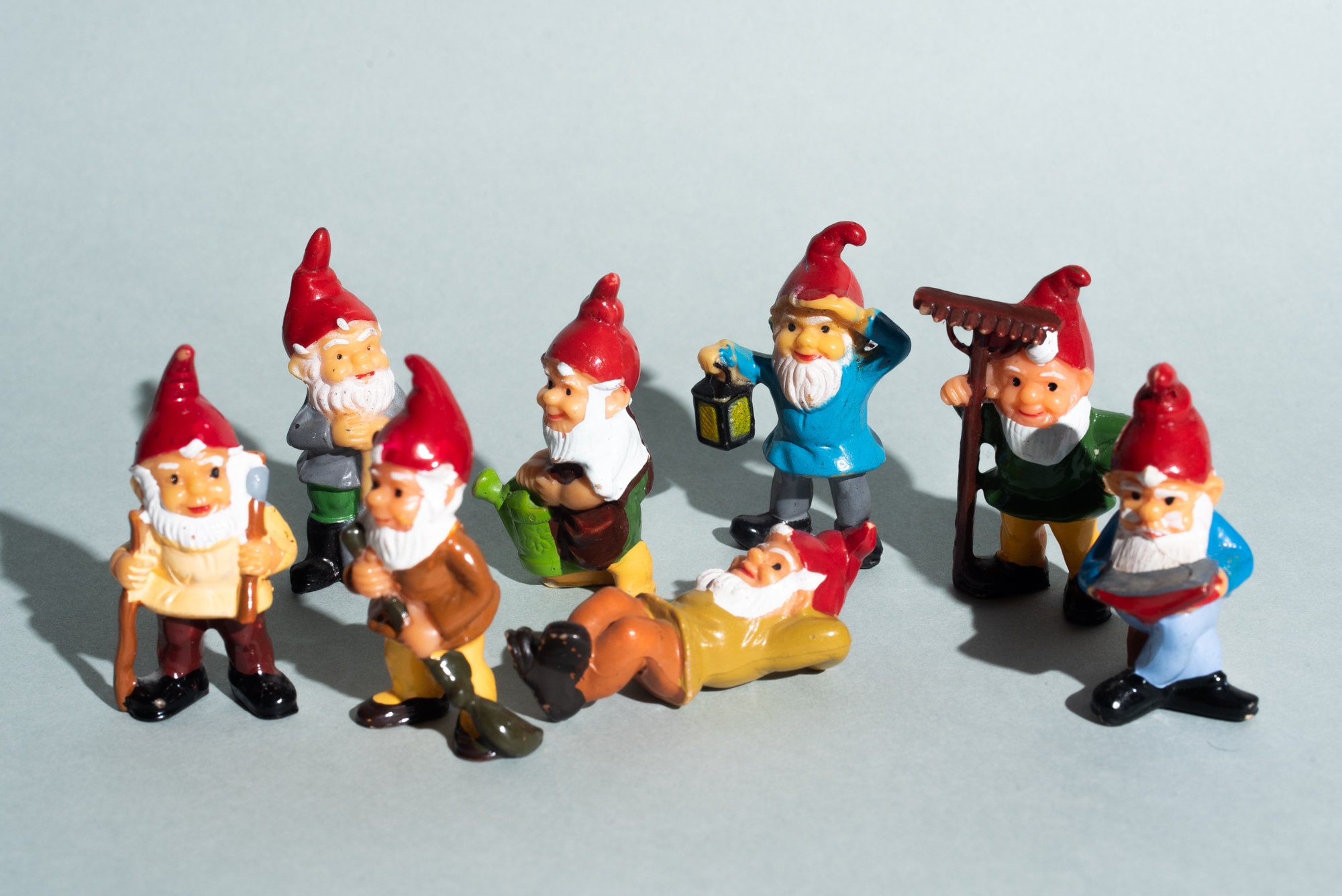 Vintage Kinder Surprise Gnomes: 1988 Ferrero Artisan Garden