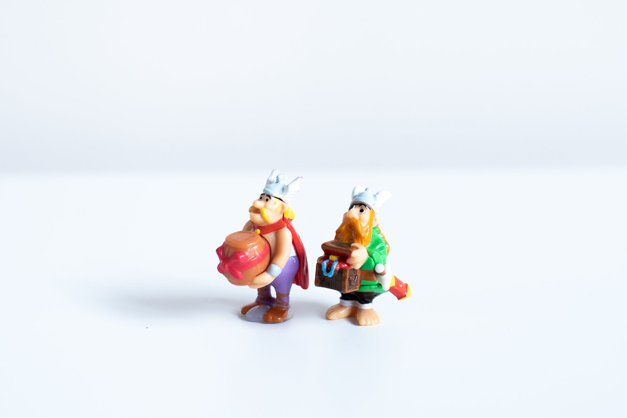 Lot 5 Figurines Kinder Astérix Vintage - Anciennes, Montables, Occasion