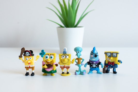 Lot De Figurines Bob L'éponge - Série Et Personnages - Occasion - Collection Jouet