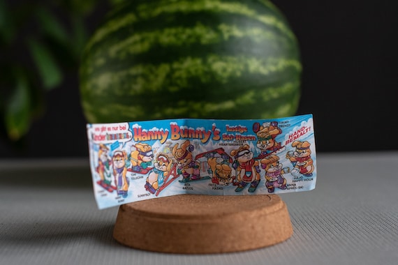 1996 Ferrero Kinder Surprise Vintage Hanny Bunny, лыжные кролики в