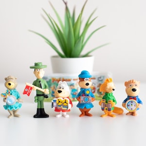 1995 Ferrero Kinder Sorpresa Vintage Yogi Bear Personaggio figurine u ei + carta originale